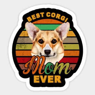 Best Corgi Mom Ever Sticker